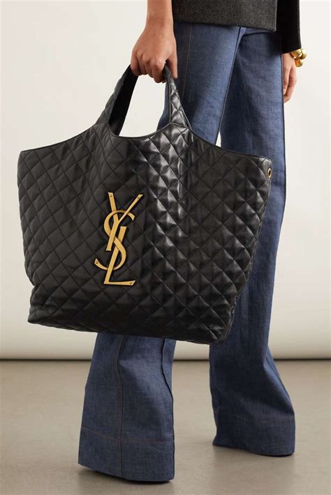 ysl tasche shopper|ysl quilted tote bag.